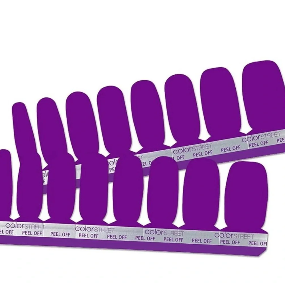Color Street Supercharged Neon Purple